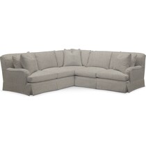 synergy oatmeal  pc sectional with right facing loveseat   
