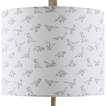 t rex white table lamp   