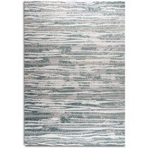 tabby blue and gray area rug ' x '   