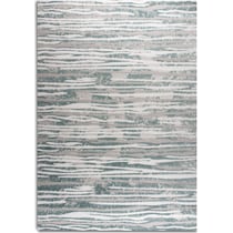 tabby blue and gray area rug  x    