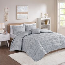 tabitha gray twin bedding set   