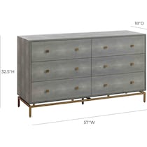 tachi gray dresser   
