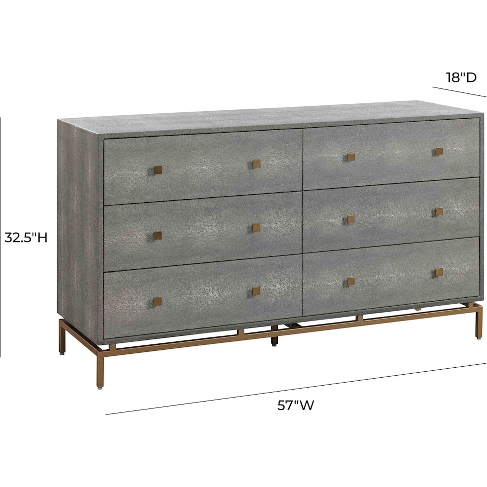 tachi gray dresser   