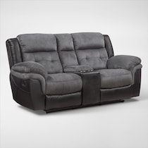 tacoma manual black loveseat   