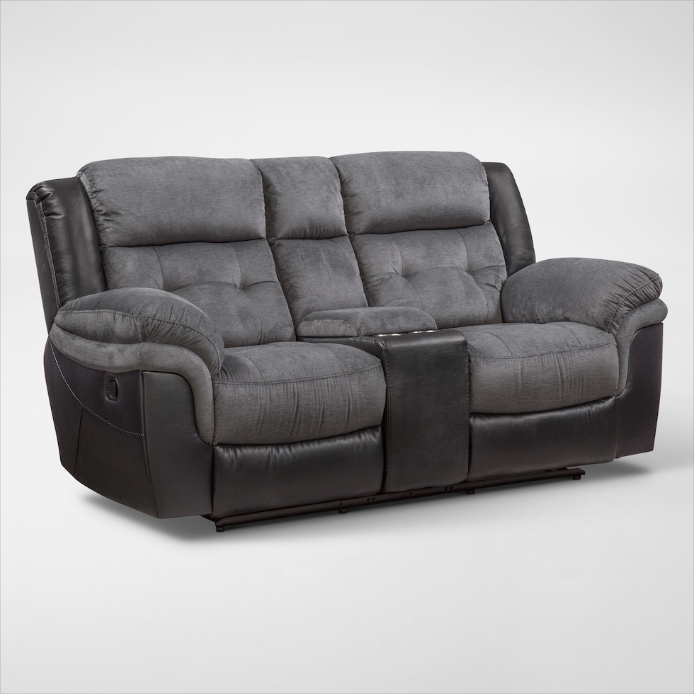 tacoma manual black loveseat   