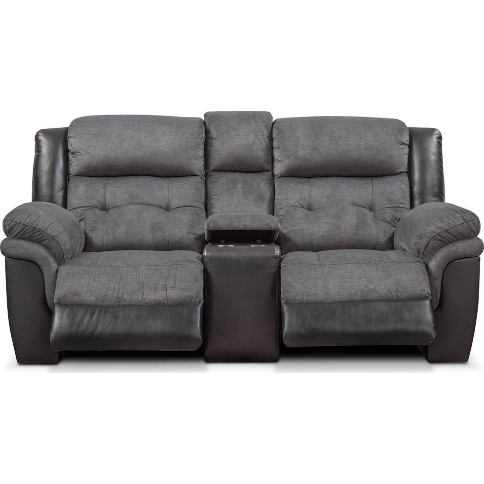 tacoma manual black loveseat   