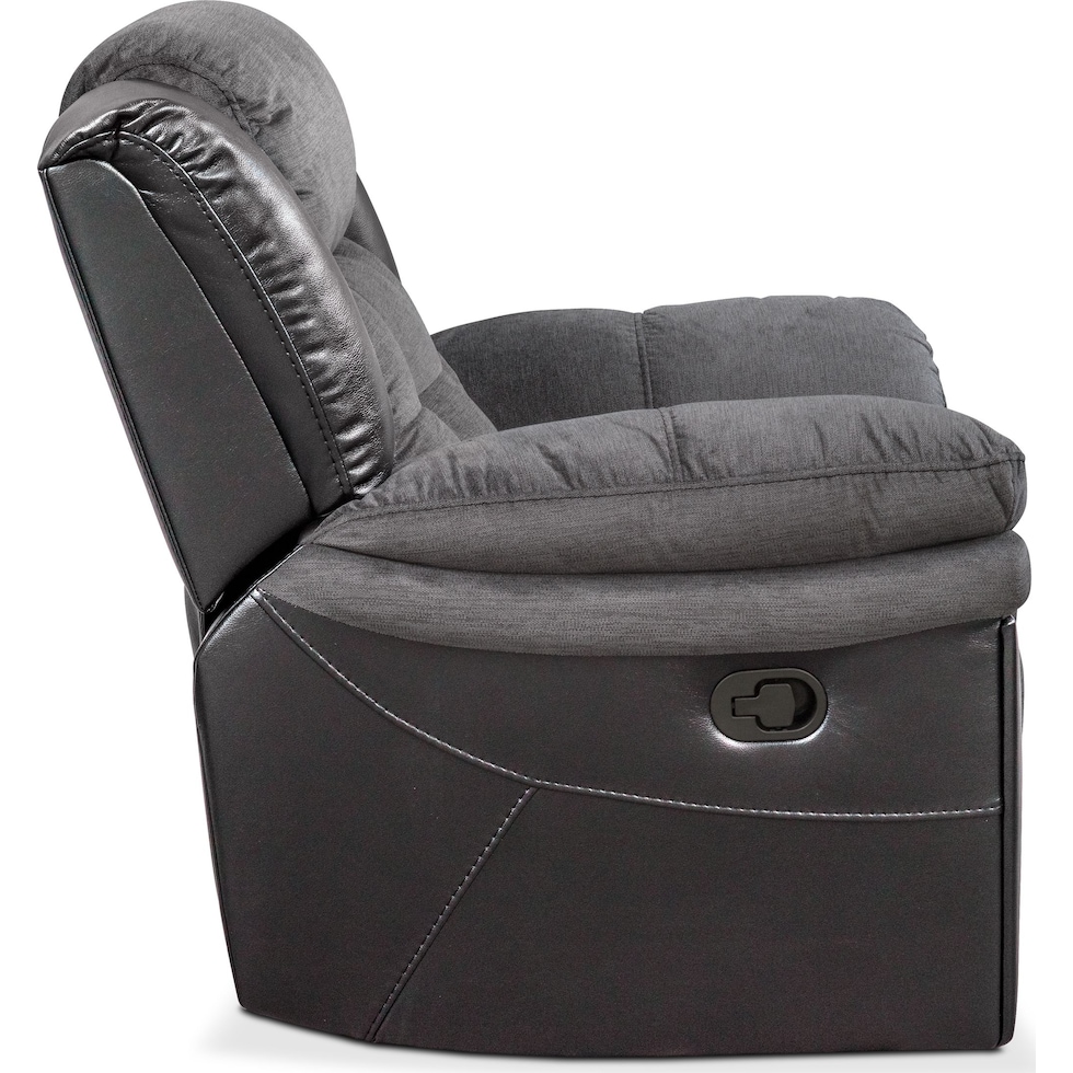 tacoma manual black recliner   