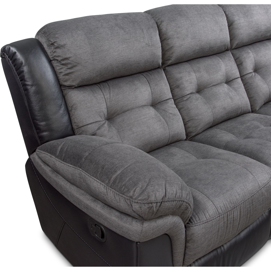 tacoma manual black sofa   