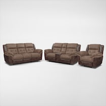 tacoma manual dark brown  pc living room   