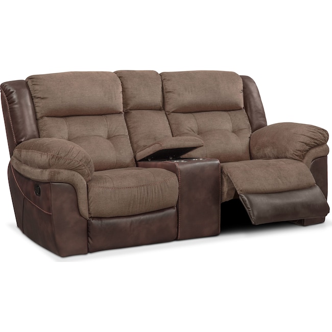 Living Room Furniture - Tacoma Manual Reclining Loveseat