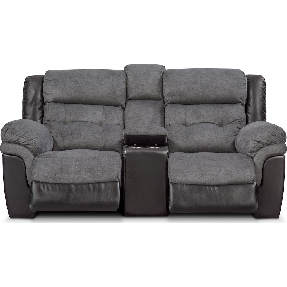 tacoma power black loveseat   