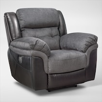 tacoma power black recliner   