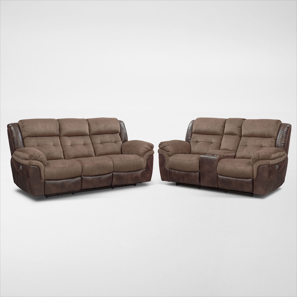 tacoma power dark brown  pc living room   