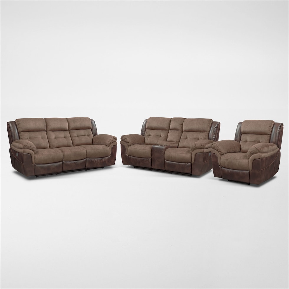 tacoma power dark brown  pc living room   