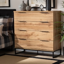 tahni oak black chest   