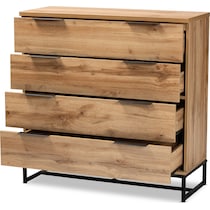 tahni oak black chest   