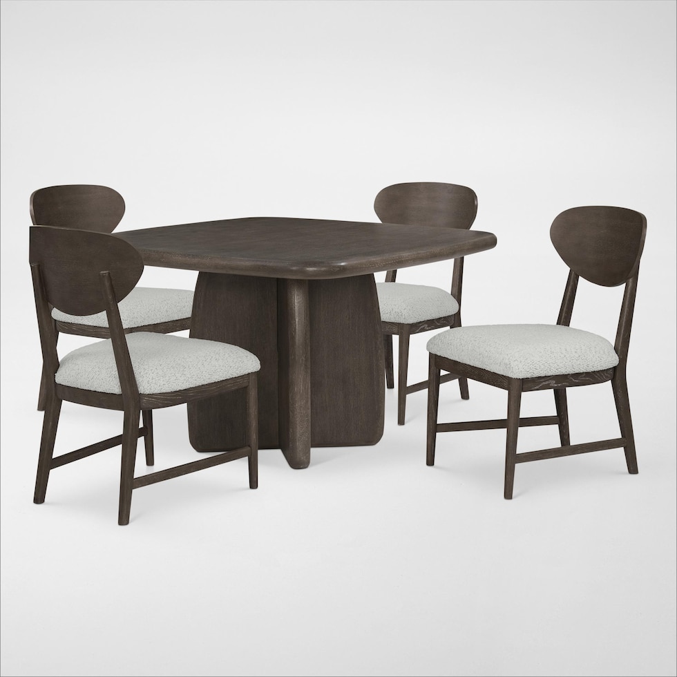 tahoe dining brown  pc dining room   