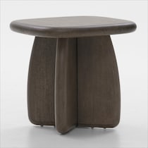 tahoe dark brown end table   