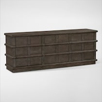 tahoe dark brown tv stand   
