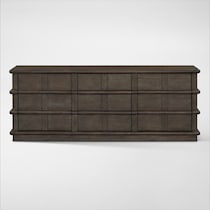 tahoe dark brown tv stand   