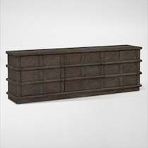 tahoe dark brown tv stand   