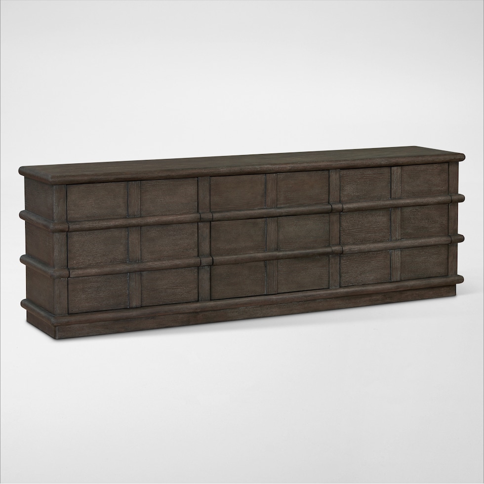 tahoe dark brown tv stand   