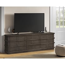 tahoe dark brown tv stand   