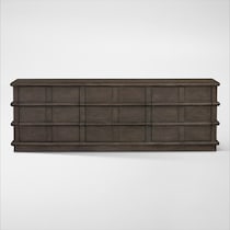 tahoe dark brown tv stand   