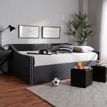 taite gray full bed   