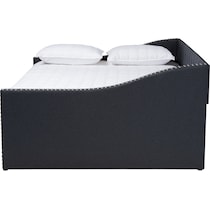 taite gray full bed   