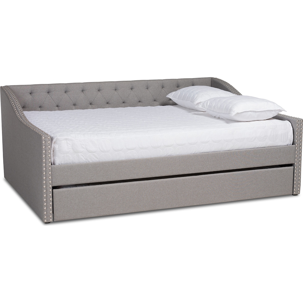 taite gray queen bed   