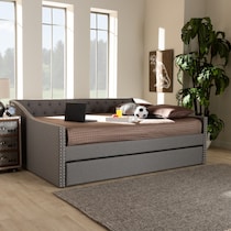 taite gray queen bed   