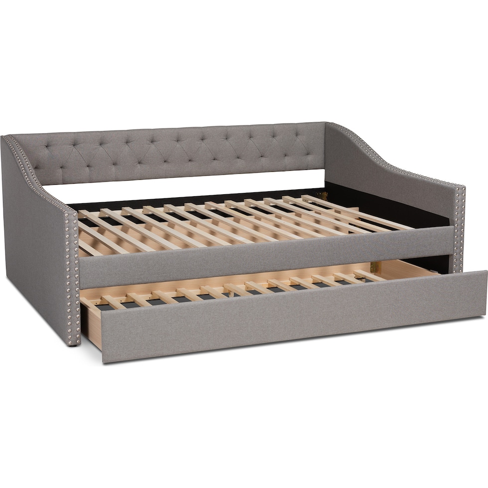 taite gray queen bed   