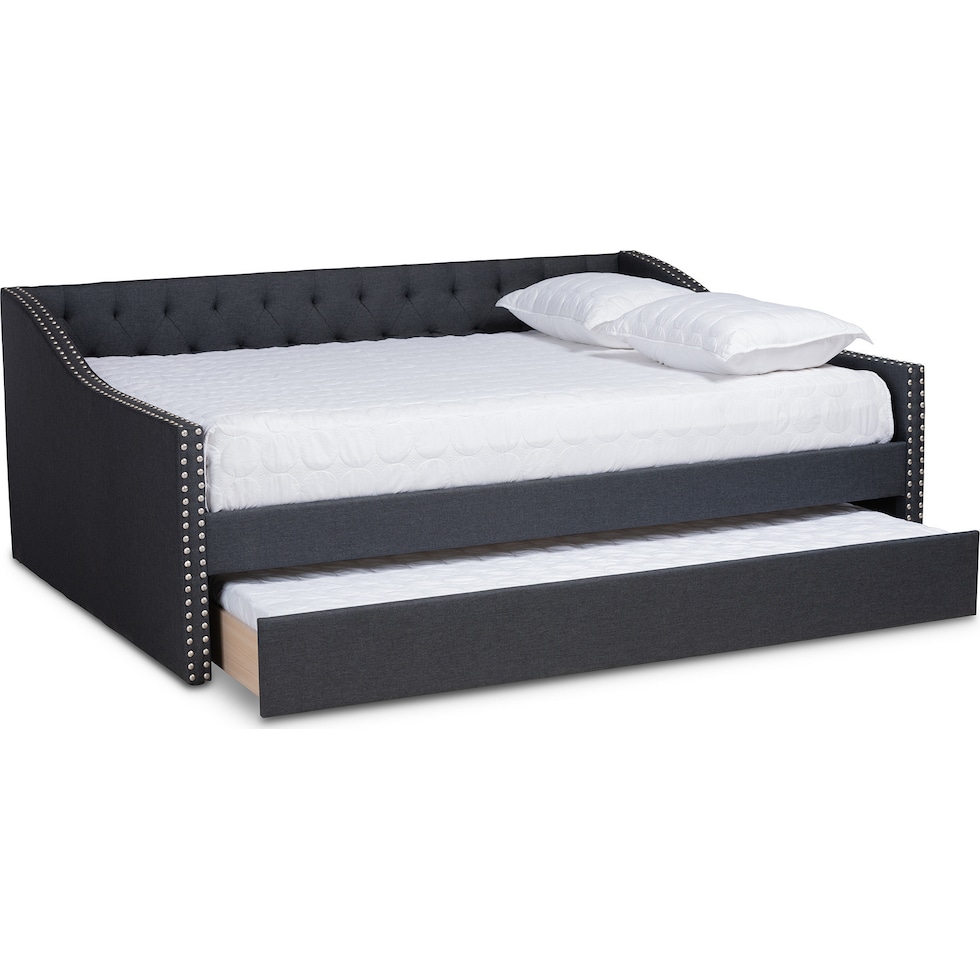 taite gray queen bed   