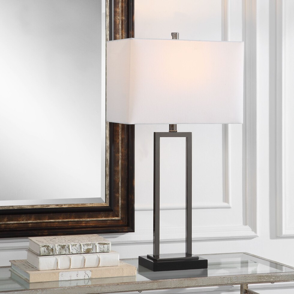 talita black table lamp   