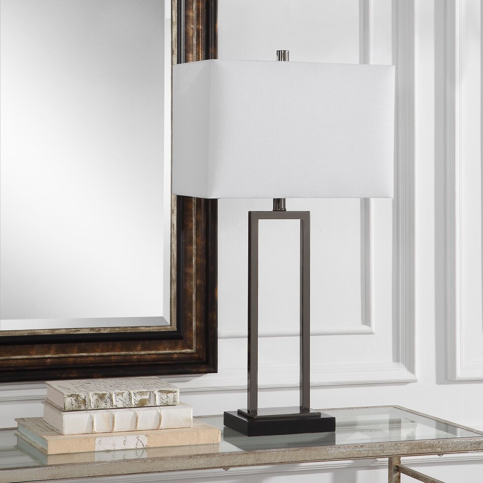 talita black table lamp   