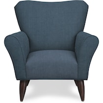 tallulah blue accent chair   