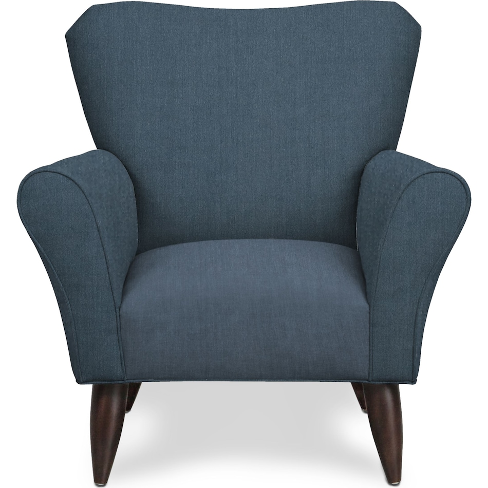 tallulah blue accent chair   