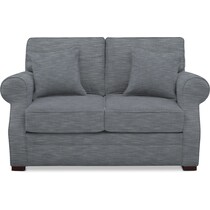 tallulah blue loveseat   