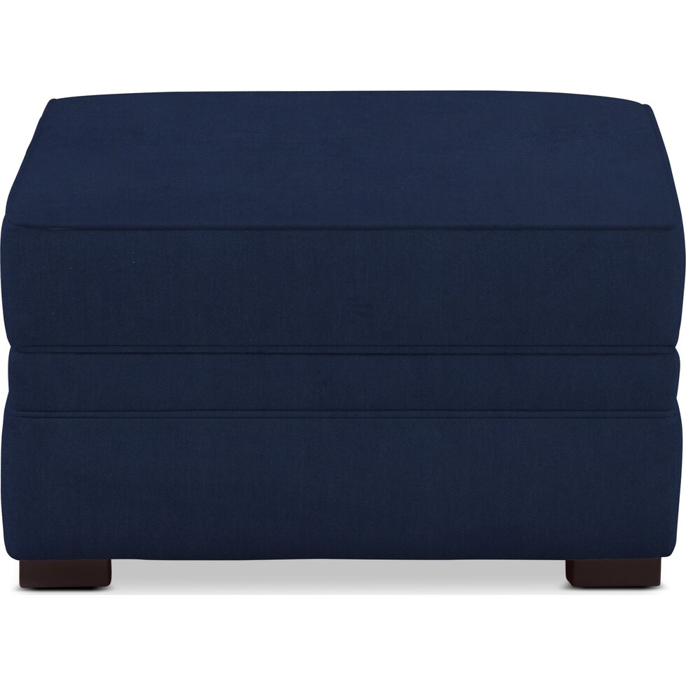 tallulah blue ottoman   
