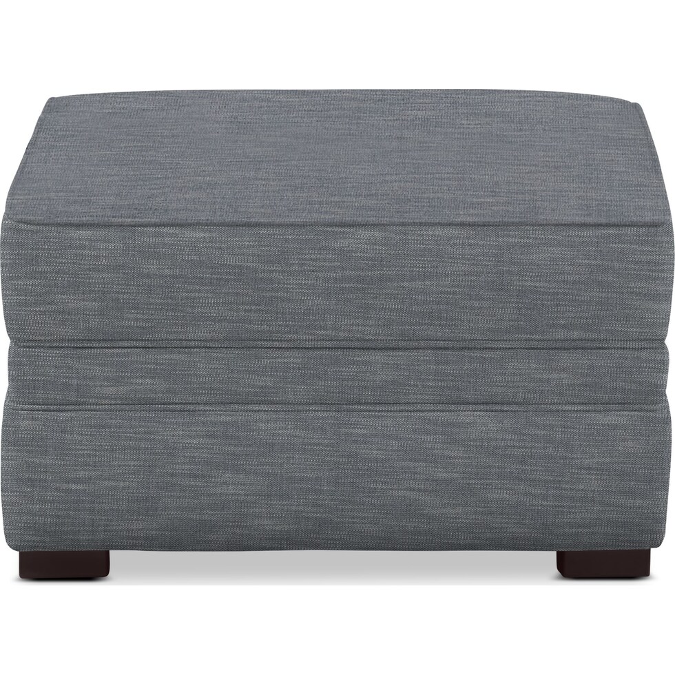 tallulah blue ottoman   