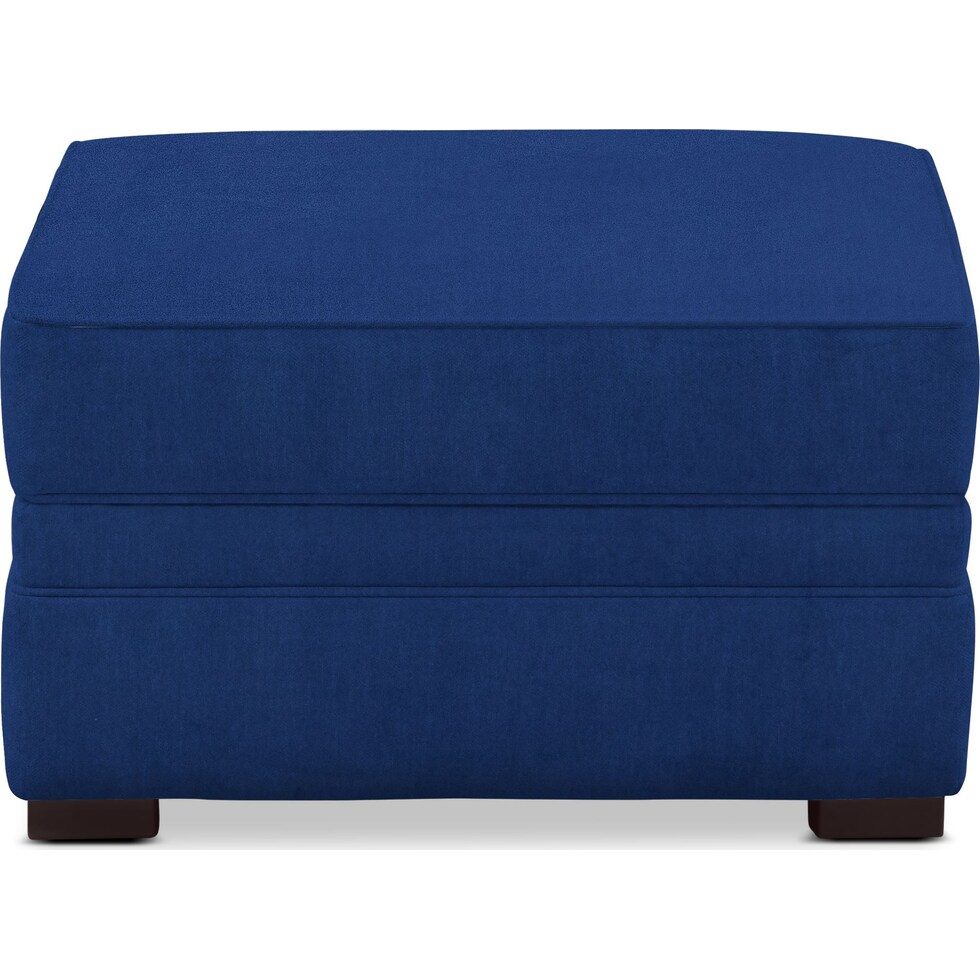 tallulah blue ottoman   