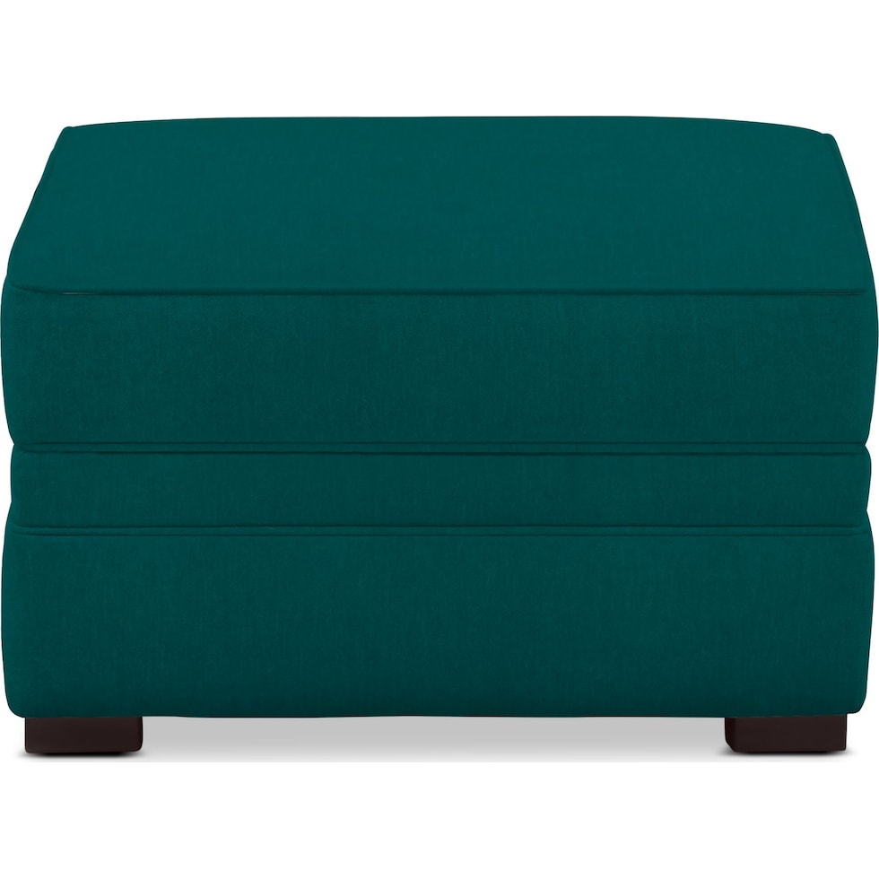 tallulah blue ottoman   