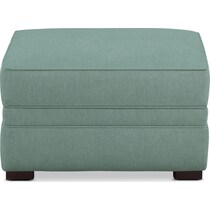 tallulah blue ottoman   