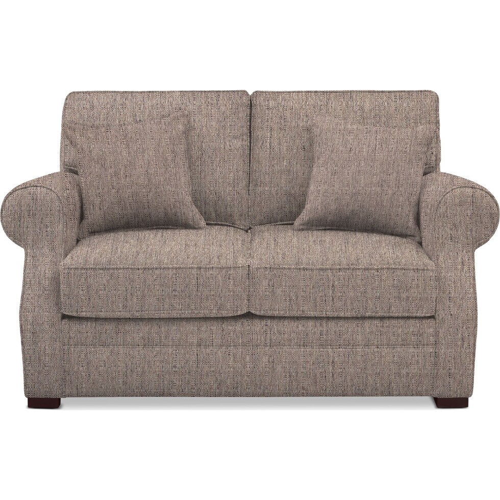 tallulah dark brown loveseat   