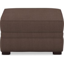tallulah dark brown ottoman   
