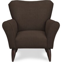 tallulah gray accent chair   
