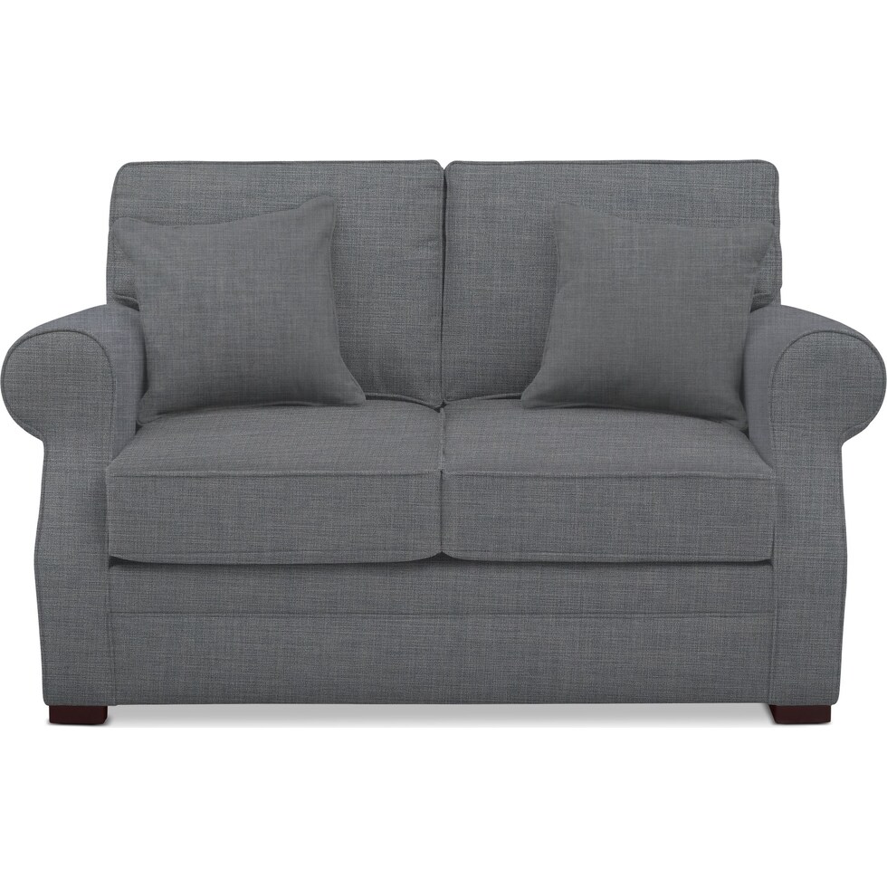 tallulah gray loveseat   