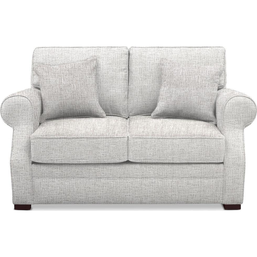 tallulah gray loveseat   