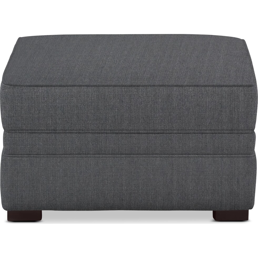 tallulah gray ottoman   